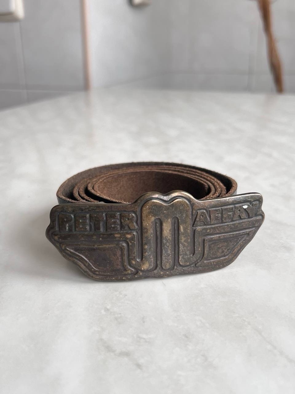 Vintage 1990’s Peter Maffay Belt Buckle Fashion Unisex Germany Merch Music Rare