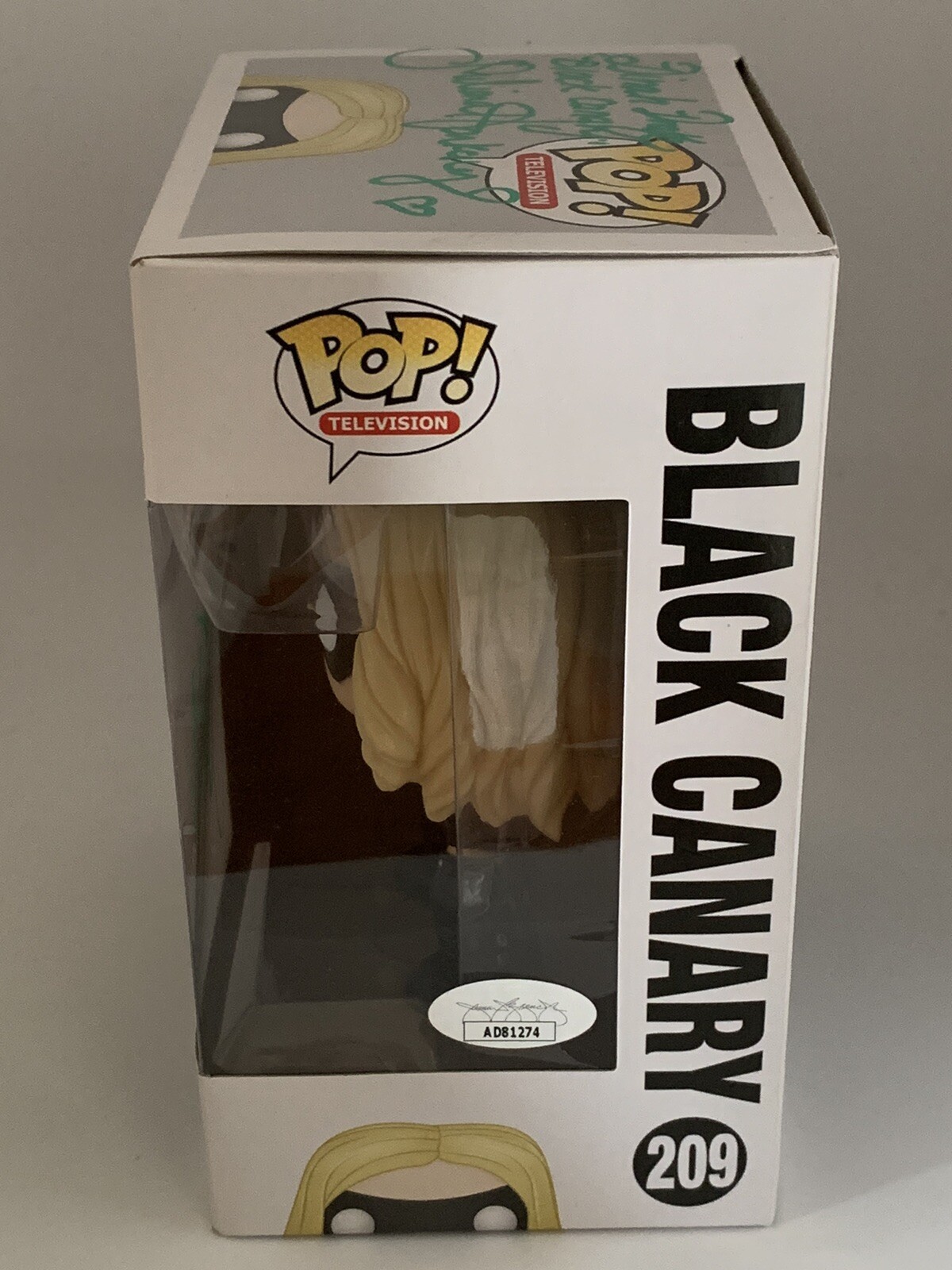 Funko Pop Arrow Black Canary Caity Lotz Juliana Harkavy Signed Autographed JSA