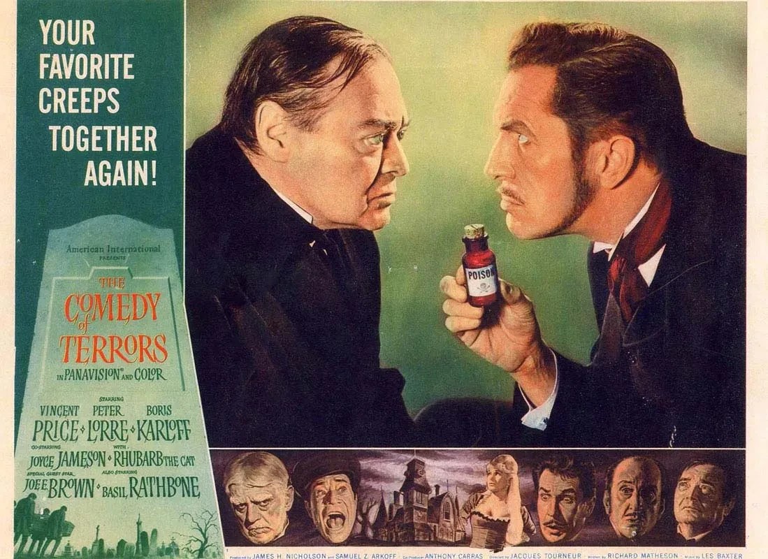 The Comedy of Terrors Reproduction Movie Lobby Card quality photo
