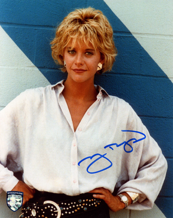 MEG RYAN SIGNED AUTOGRAPHED 8×10 PHOTO RARE FULL SIGNATURE OPX BECKETT BAS