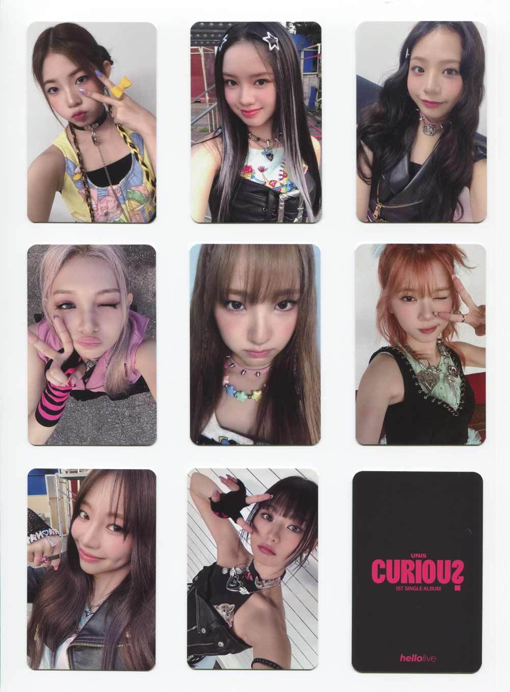 UNIS – 1st Single CURIOUS [HELLOLIVE] PREORDER EXCLUSIVE OFFICIAL PHOTOCARD