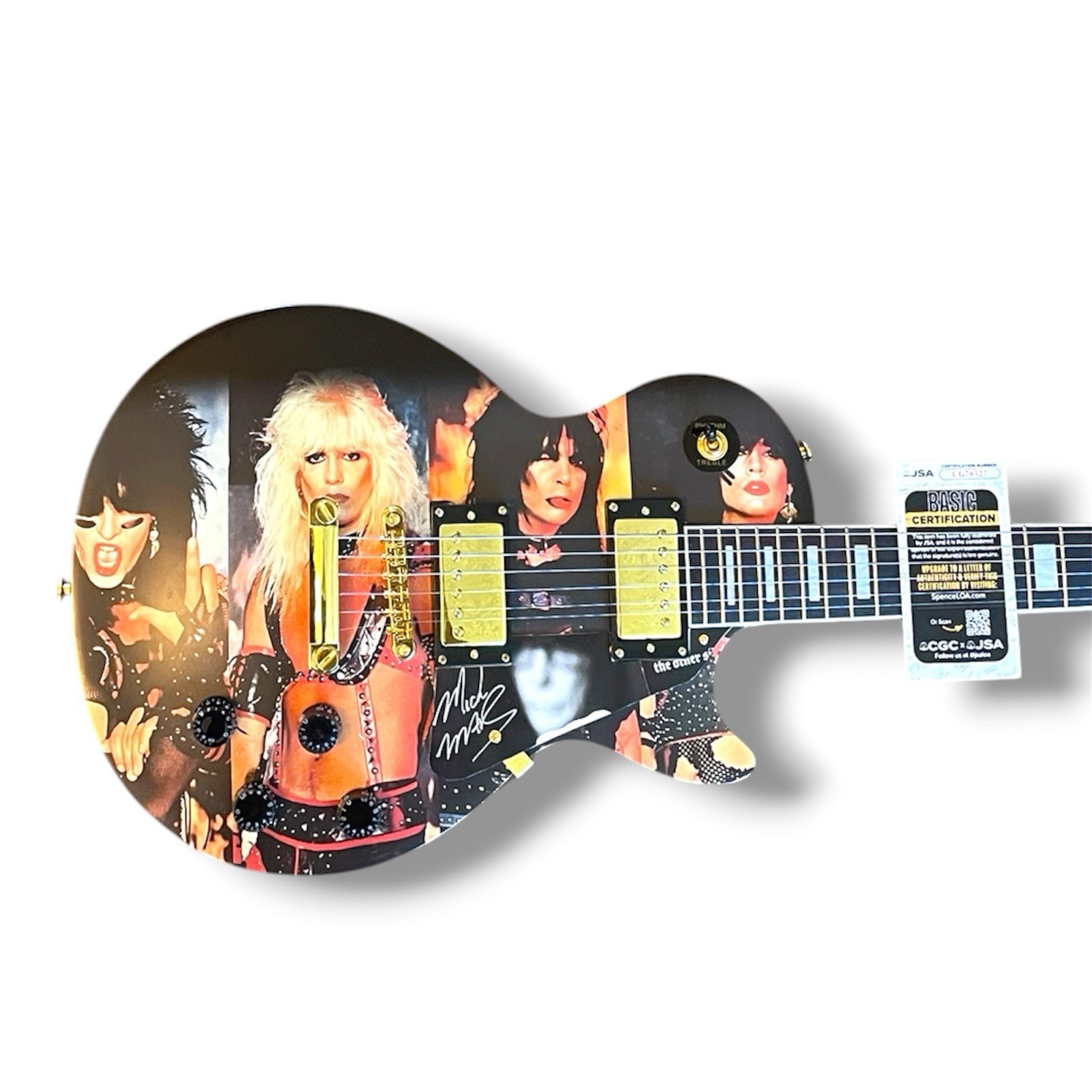 Mick Mars Signed Motley Crue Shout At The Devil Les Paul Guitar JSA COA