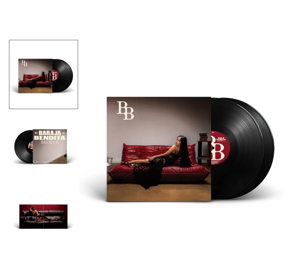 Becky G SIGNED BARAJA BENDITA VINYL Exclusive art card LP PRESALE 8/14 Autograph