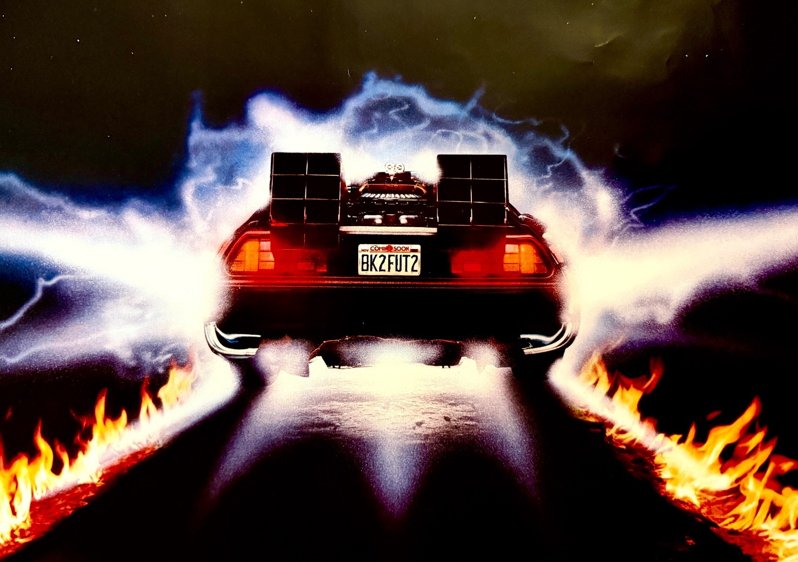 BACK TO THE FUTURE II (1989) VINT ORIG ADV TSR One Sheet Movie Poster ROLLED NM