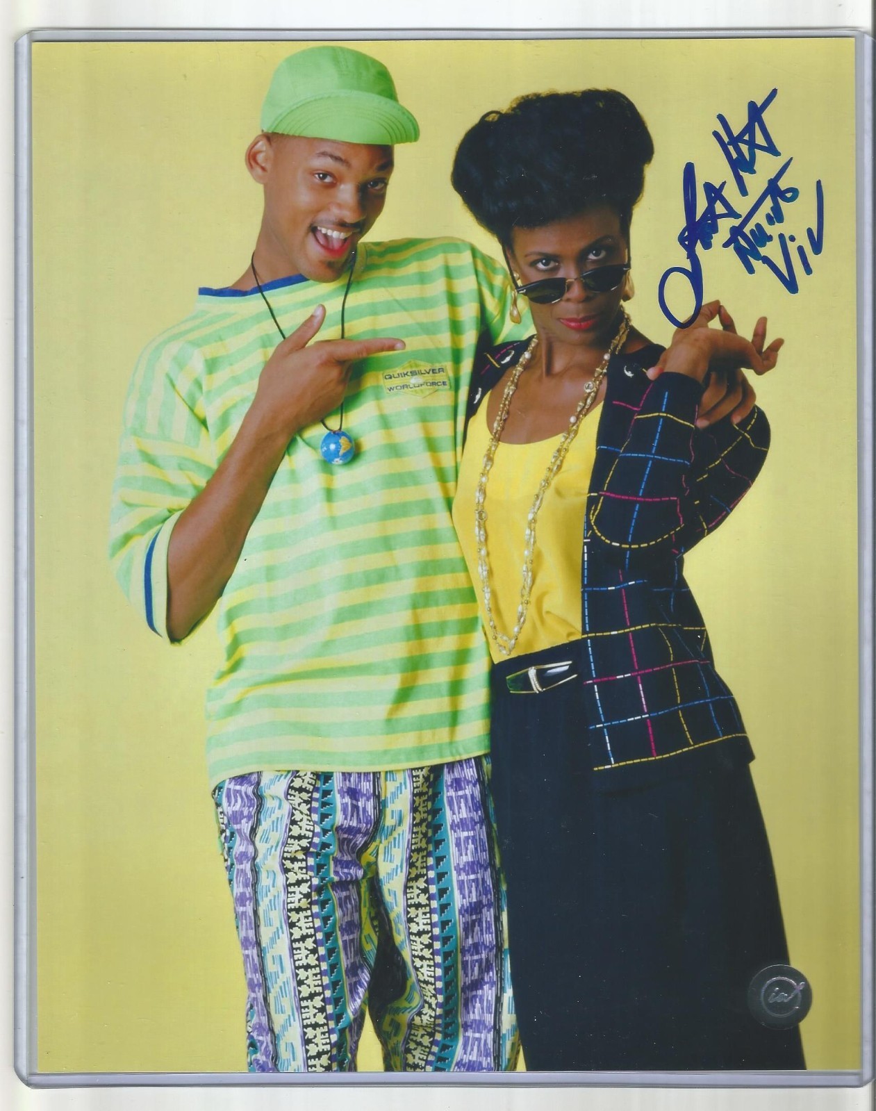 FRESH PRINCE OF BEL-AIR 8X10 AUTOGRAPH! JANET HUBERT AS AUNT VIV! CERTIFIED