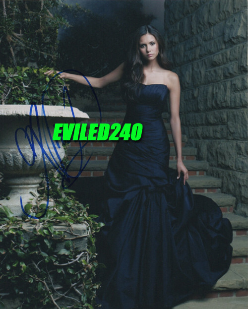 NINA DOBREV SIGNED 8×10 Photo The Vampire Diaries Fam Degrassi Next Generation