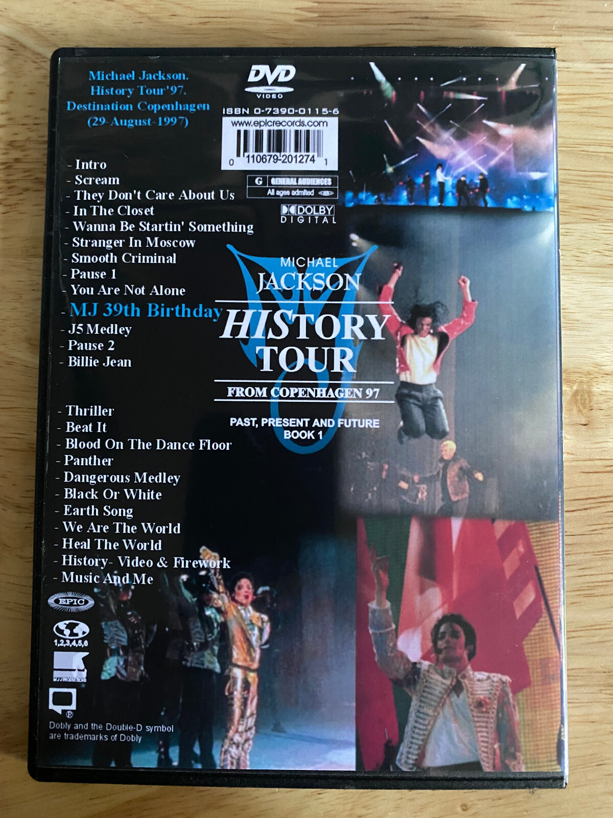 Michael Jackson – HIStory in Copenhagen 1997 DVD Live