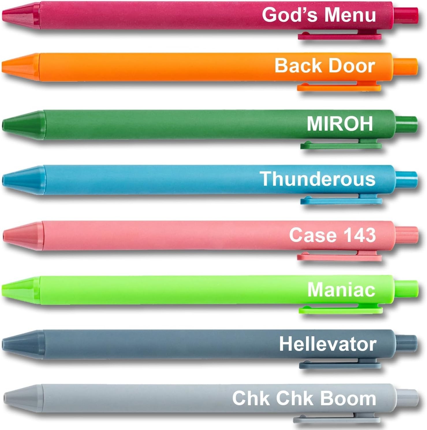 Kpop Stray Kids Gel Pen Set, 8-Pack, Vibrant Colors, Collector’s Gift