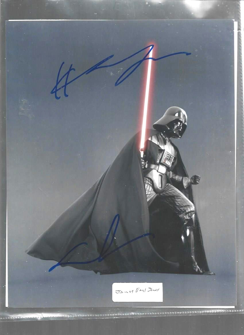 Original Hand Signed James earl Jones autograph on 8 x 10 photo