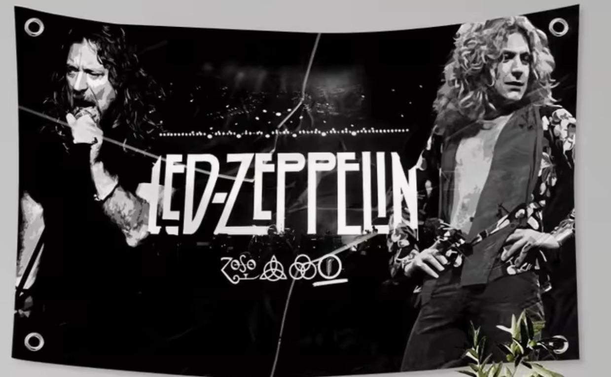 Led Zeppelin Flags/banner- 3x4ft -Robert Plant- New