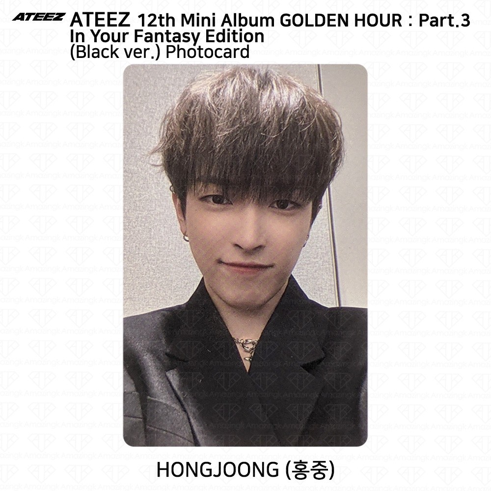 ATEEZ Golden Hour Part.3 In Your Fantasy Edition Official Photocard QR Card