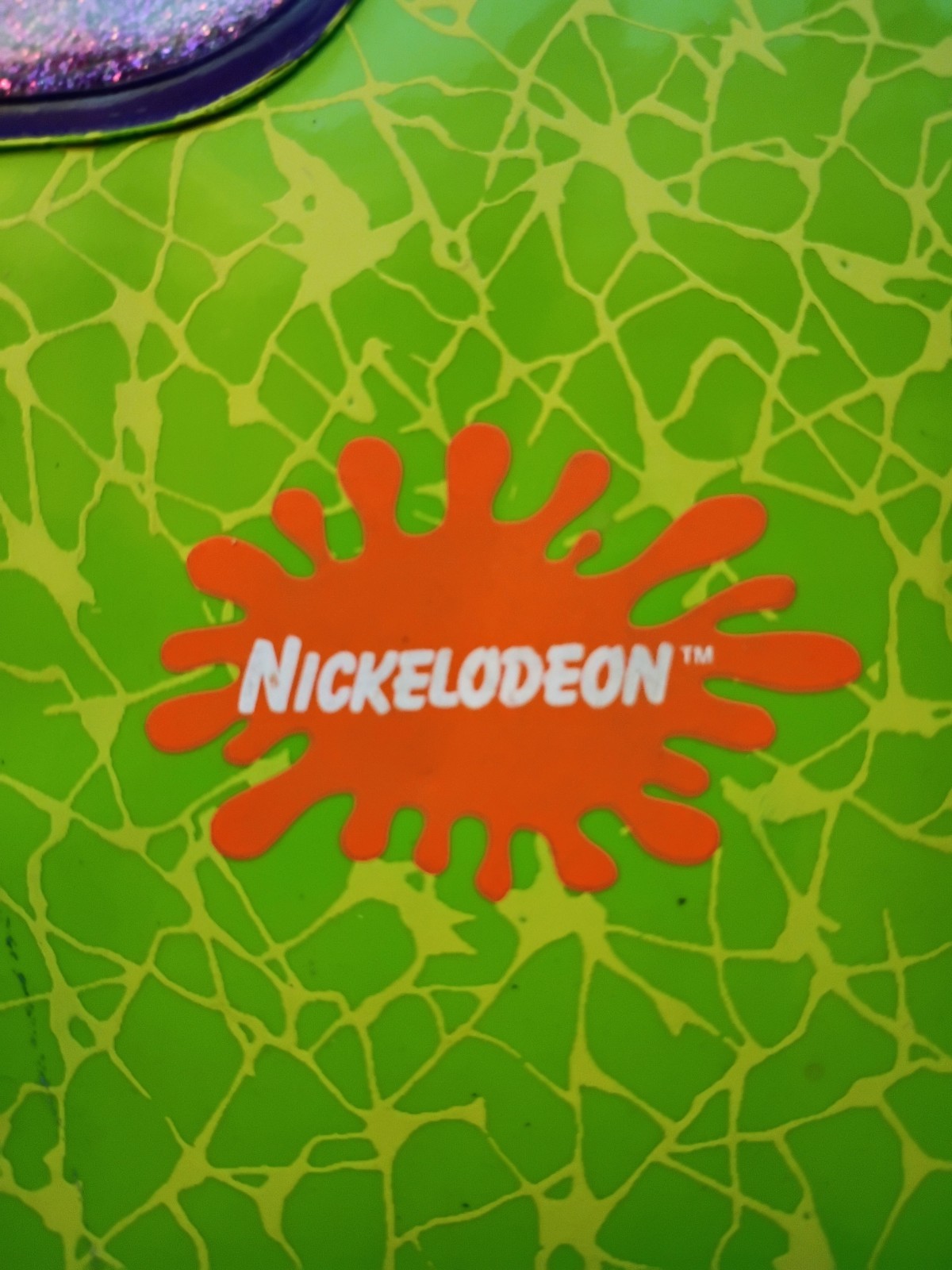 VTG Nickelodeon Green Slime Cartoon Binder By Stuart Hall Classic Characters Y2K