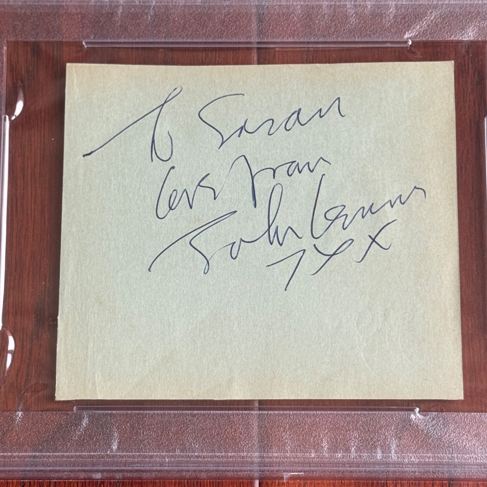 BEATLES Autograph Full Set JOHN LENNON PAUL McCARTNEY HARRISON STARR Signed PSA