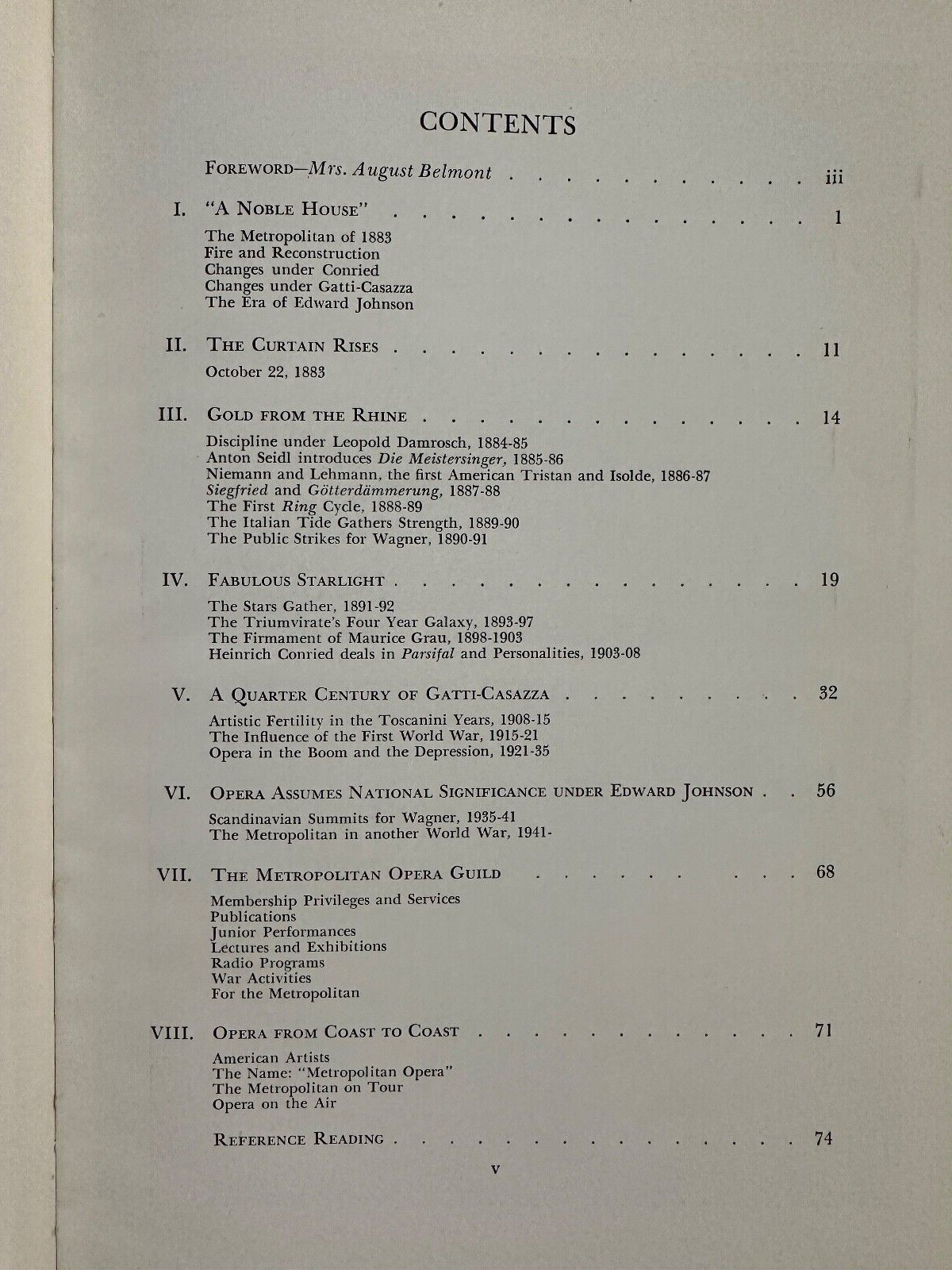 Metropolitan Opera: Spotlight on the Stars 1942/ Milestones/Old Met Artists Cale