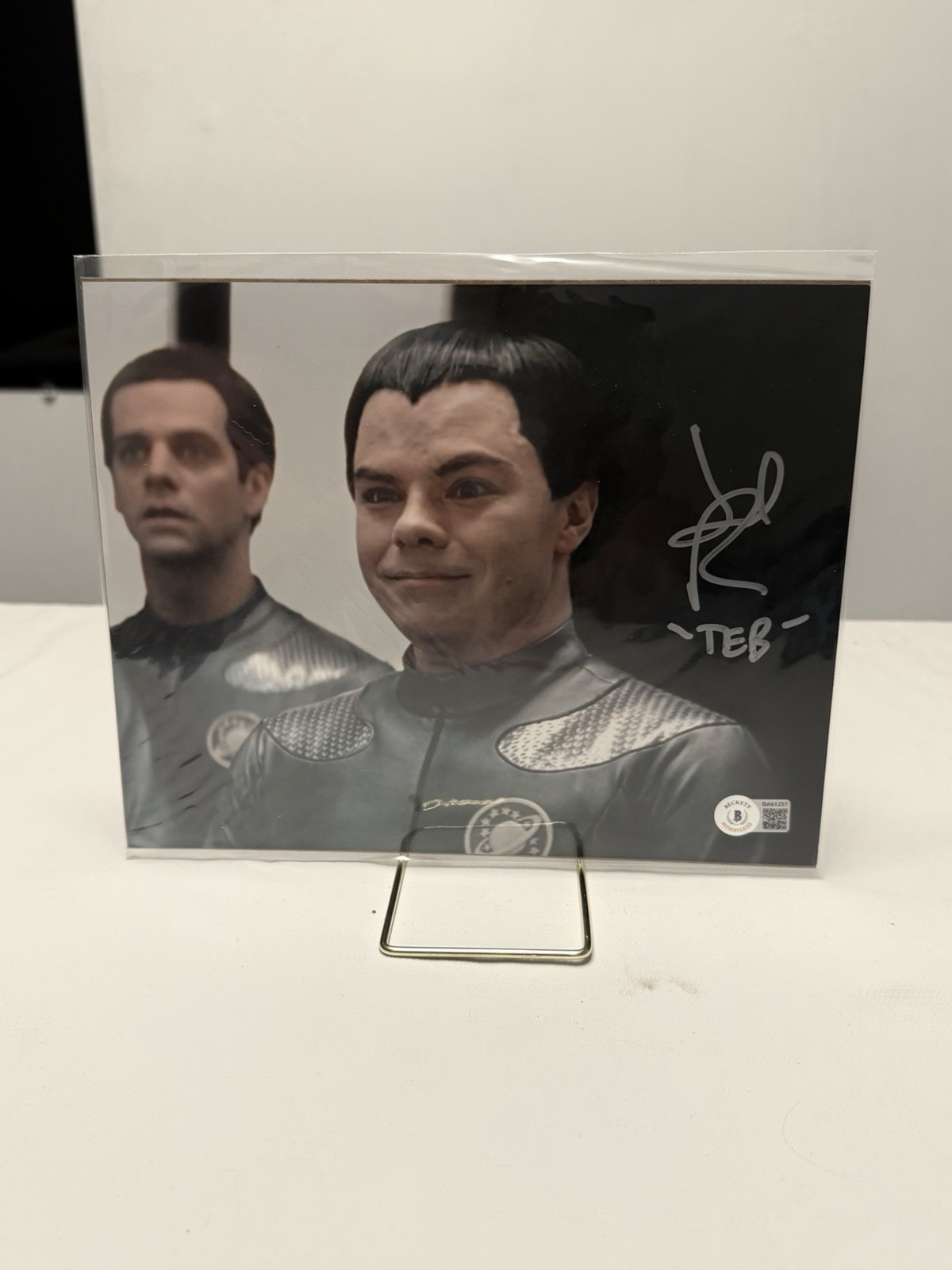 Jed Rees : Galaxy Quest ‘Teb’ signed AUTO BAM! Box 8×10 photo Beckett COA
