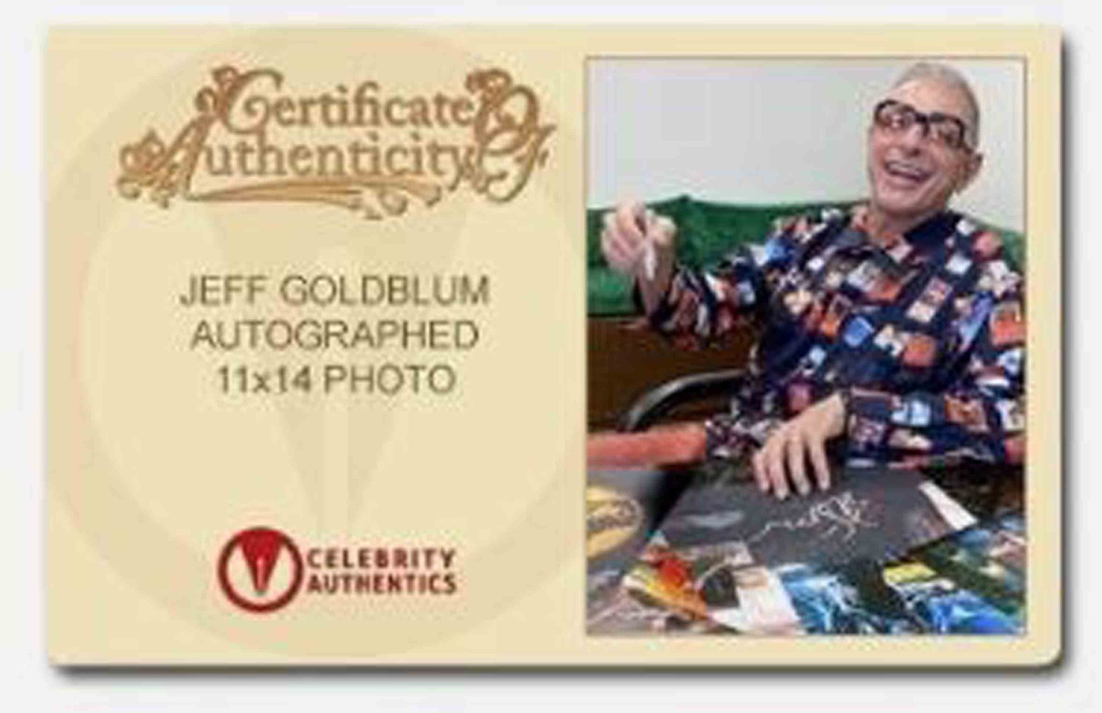 Jurassic World Framed Display Sam Neill, Laura Dern, Jeff Goldblum Autographed