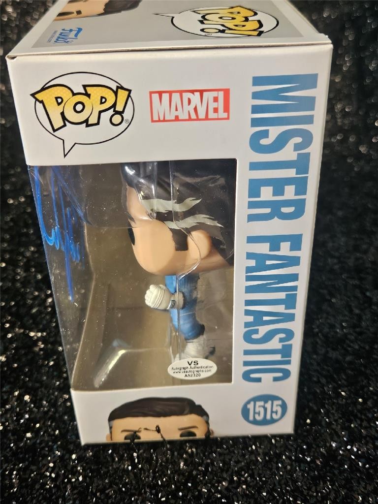 PEDRO PASCAL HAND SIGNED AUTOGRAPHED FUNKO POP 1515 MR MISTER FANTASTIC 4 COA