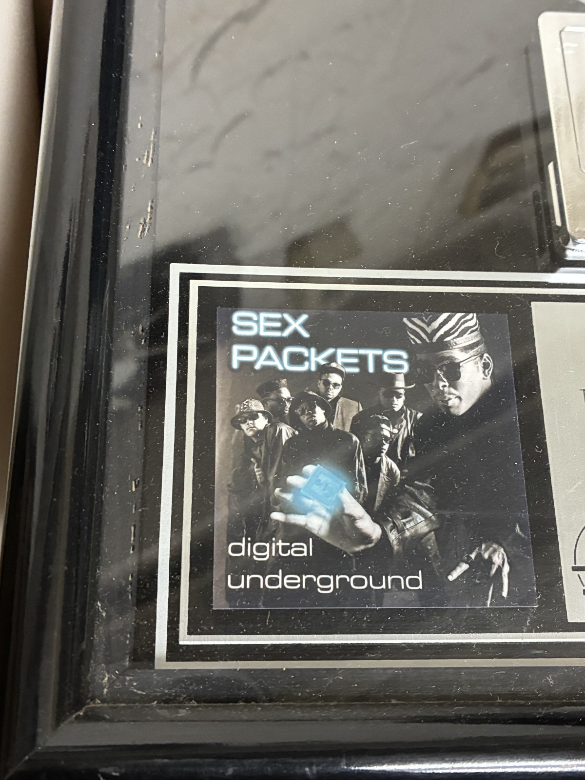 Digital Undeground 1990 Platinum Plaque Sex Packets Frankie Spano Hip Hop Rap