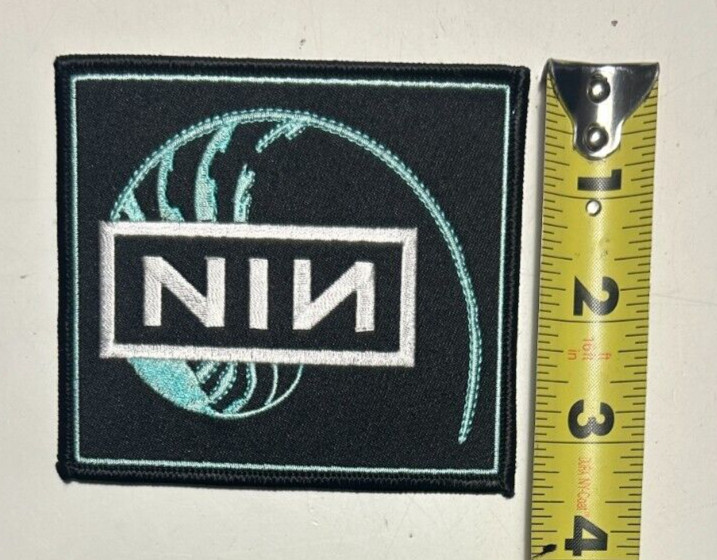 NIN INCH NAILS The Spiral Fan Club Patch 4″ x 3 1/2″