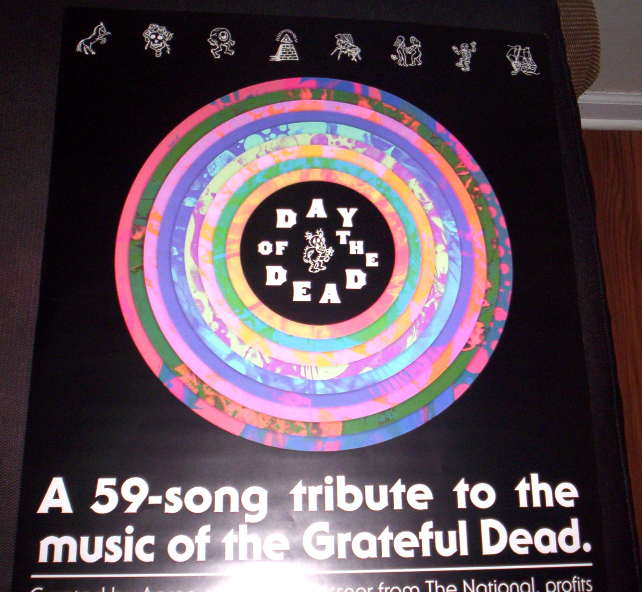 Grateful Dead-Poster-Rolled-Wall-Day Of The Dead-18×24 Inches-New
