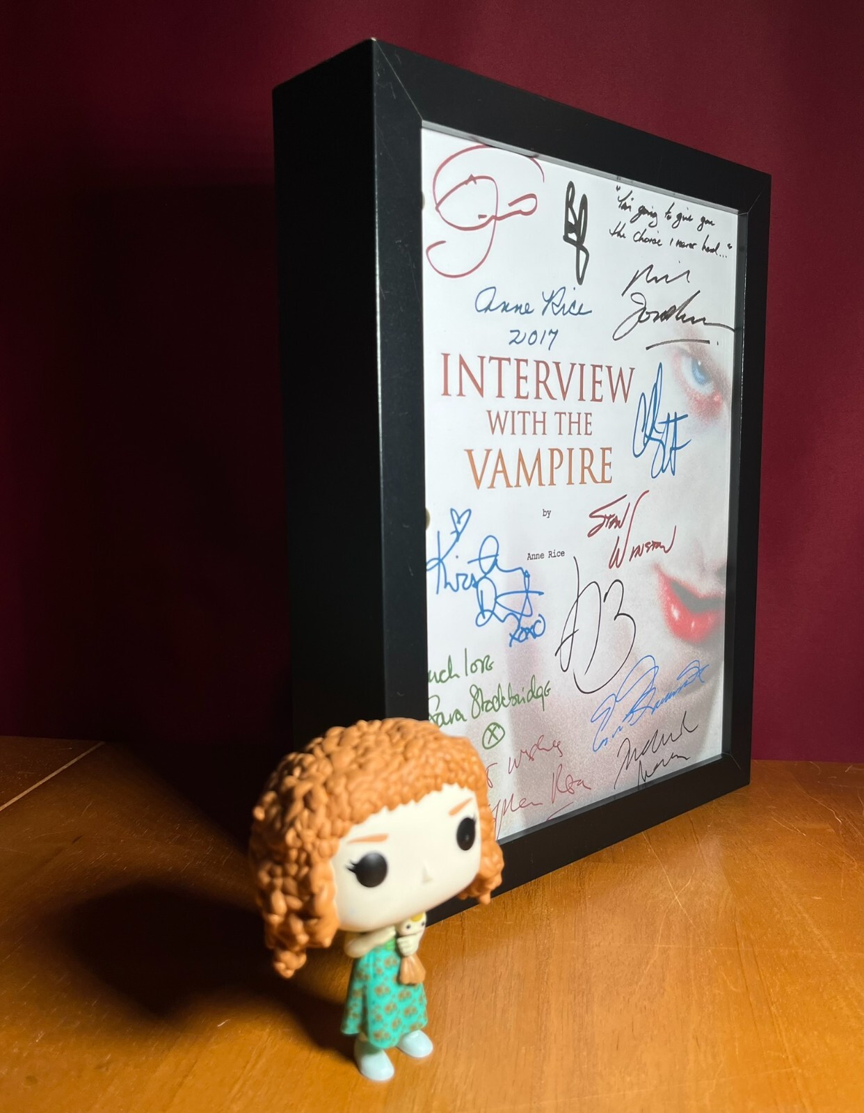 Interview With the Vampire Script Signed- Autograph Reprints- Tom Cruise