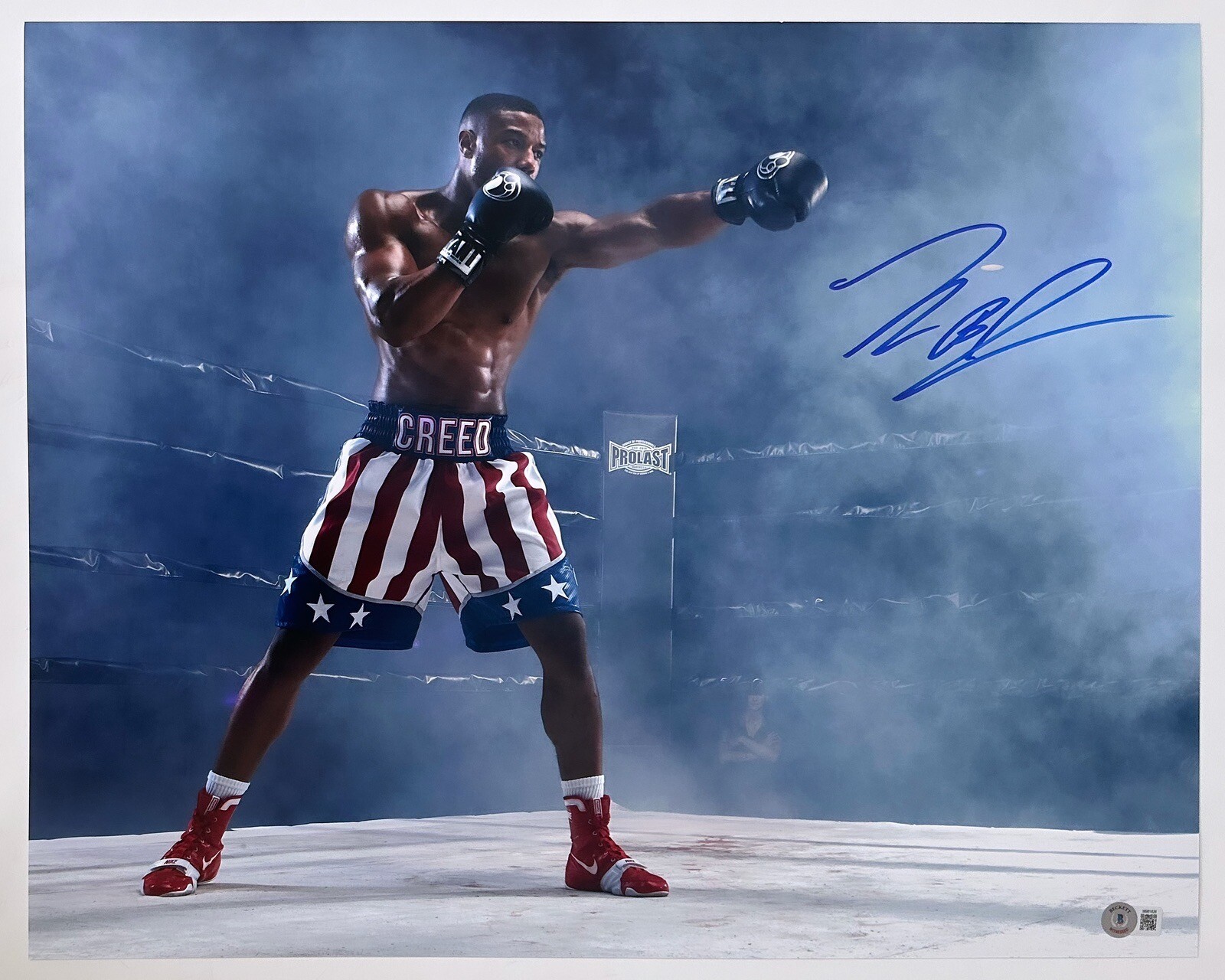 Michael B. Jordan Autographed Signed 16×20 Creed II Movie Photo Beckett