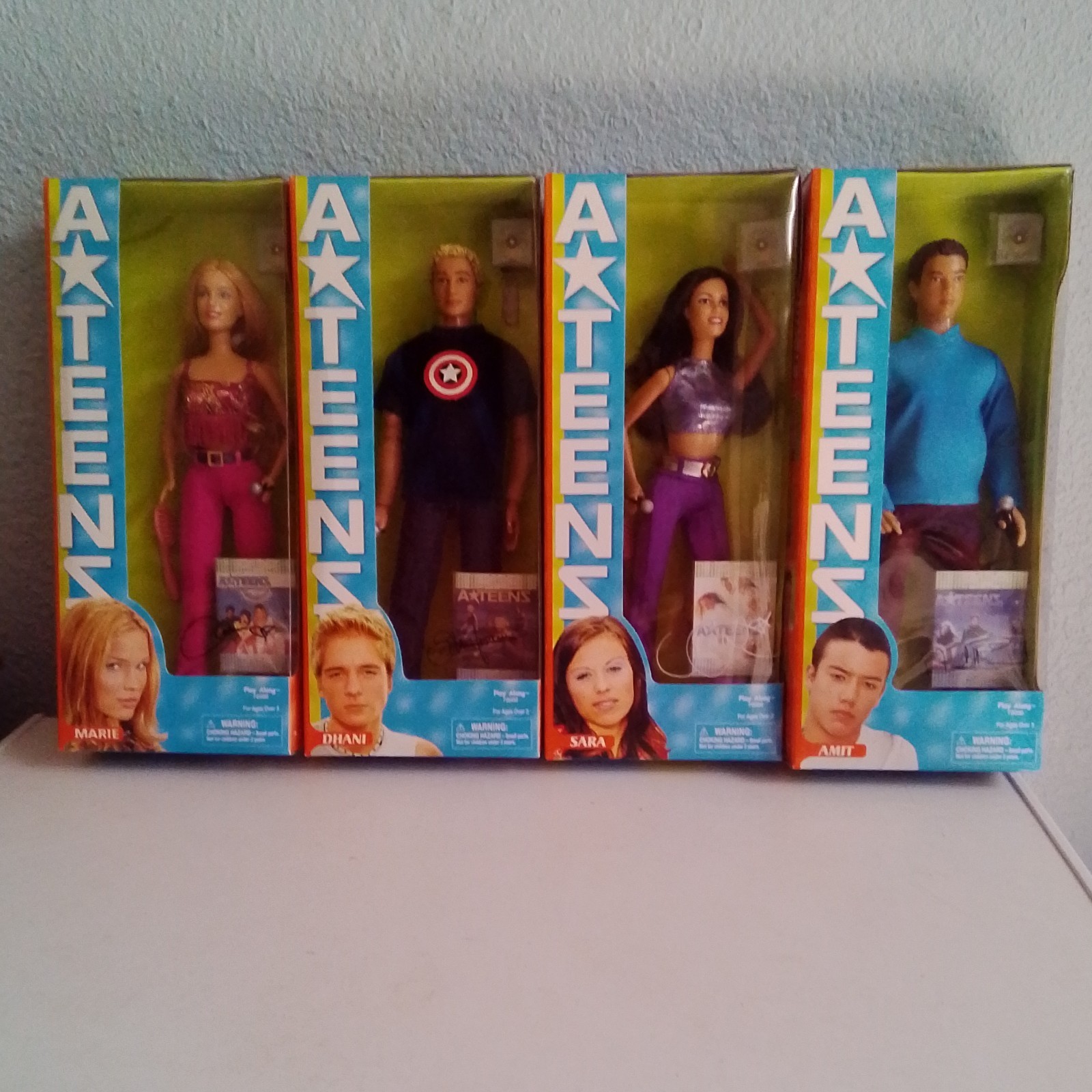 A*TEENS Lot of 4 Boxed Dolls Figures Set – Marie Dhani Sara Amit