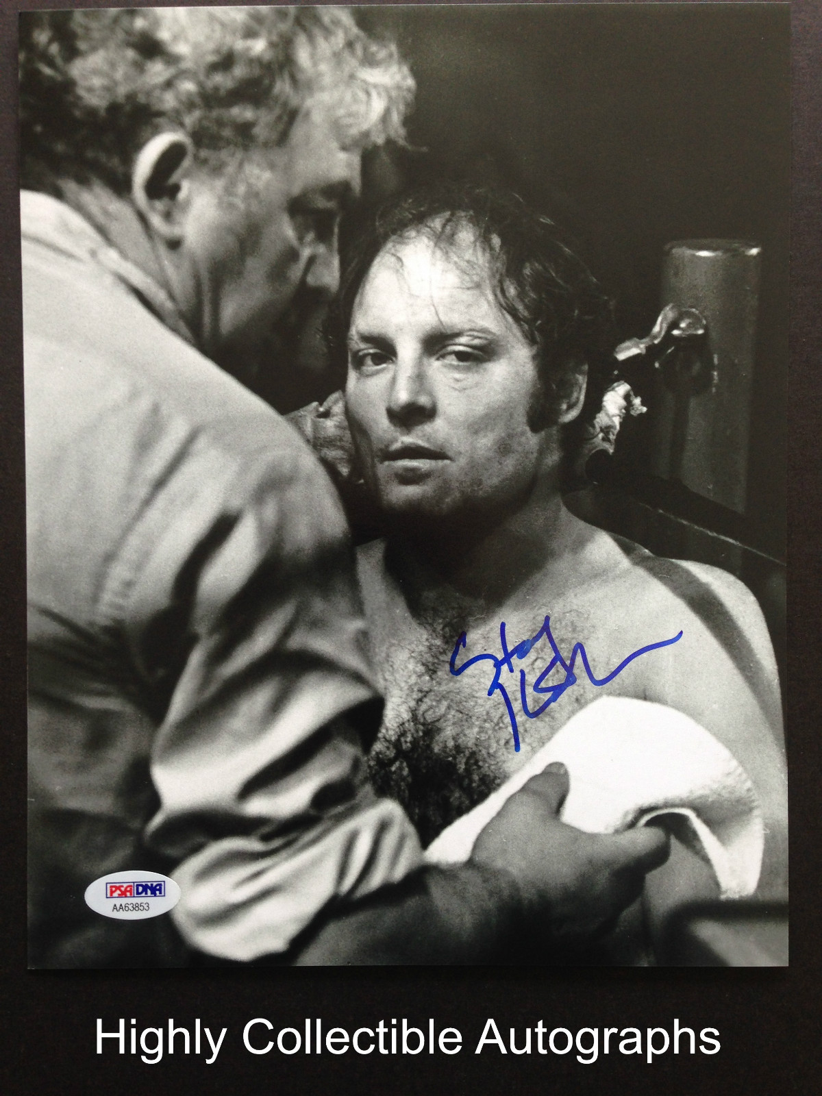 STACY KEACH SIGNED 8X10 PHOTO AUTOGRAPH PSA DNA COA