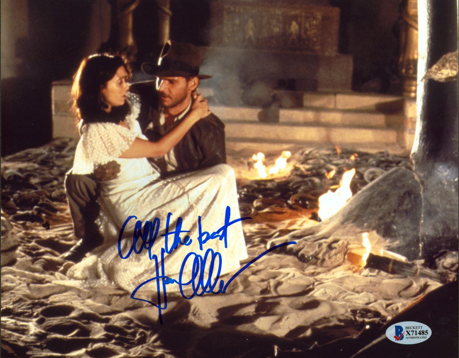 Karen Allen Indiana Jones “All The Best” Authentic Signed 8×10 Photo BAS #X71485
