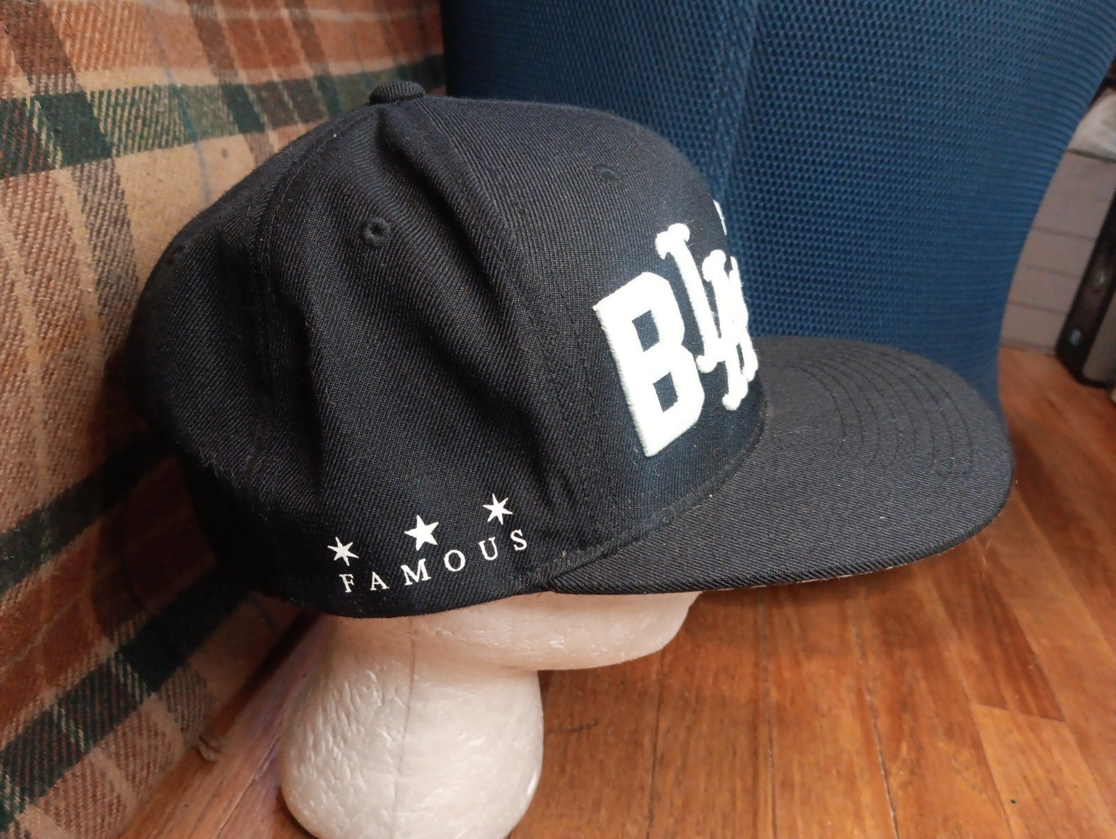 RARE Blaze Famous Rocksmith Cap Hat SnapBack Black Embroidered Adjustable