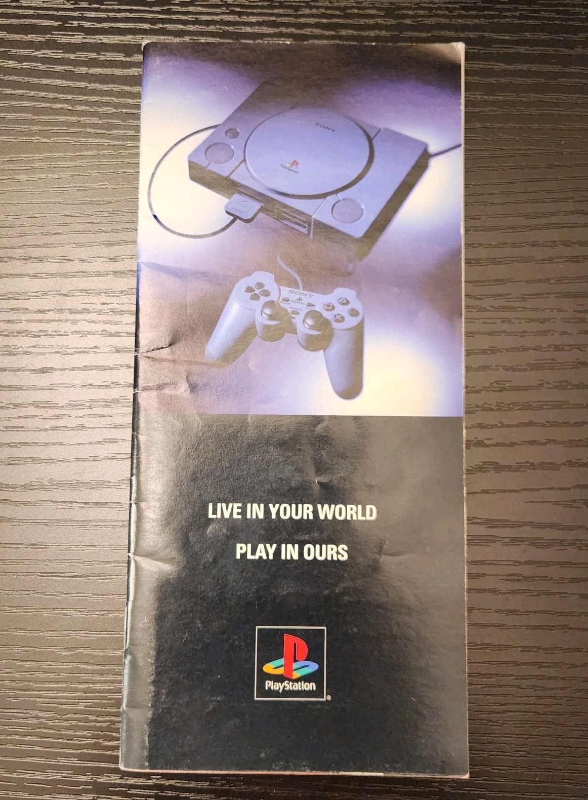 1998 Sony PlayStation One Live In Your World Play In Ours Pamphlet Booklet Promo