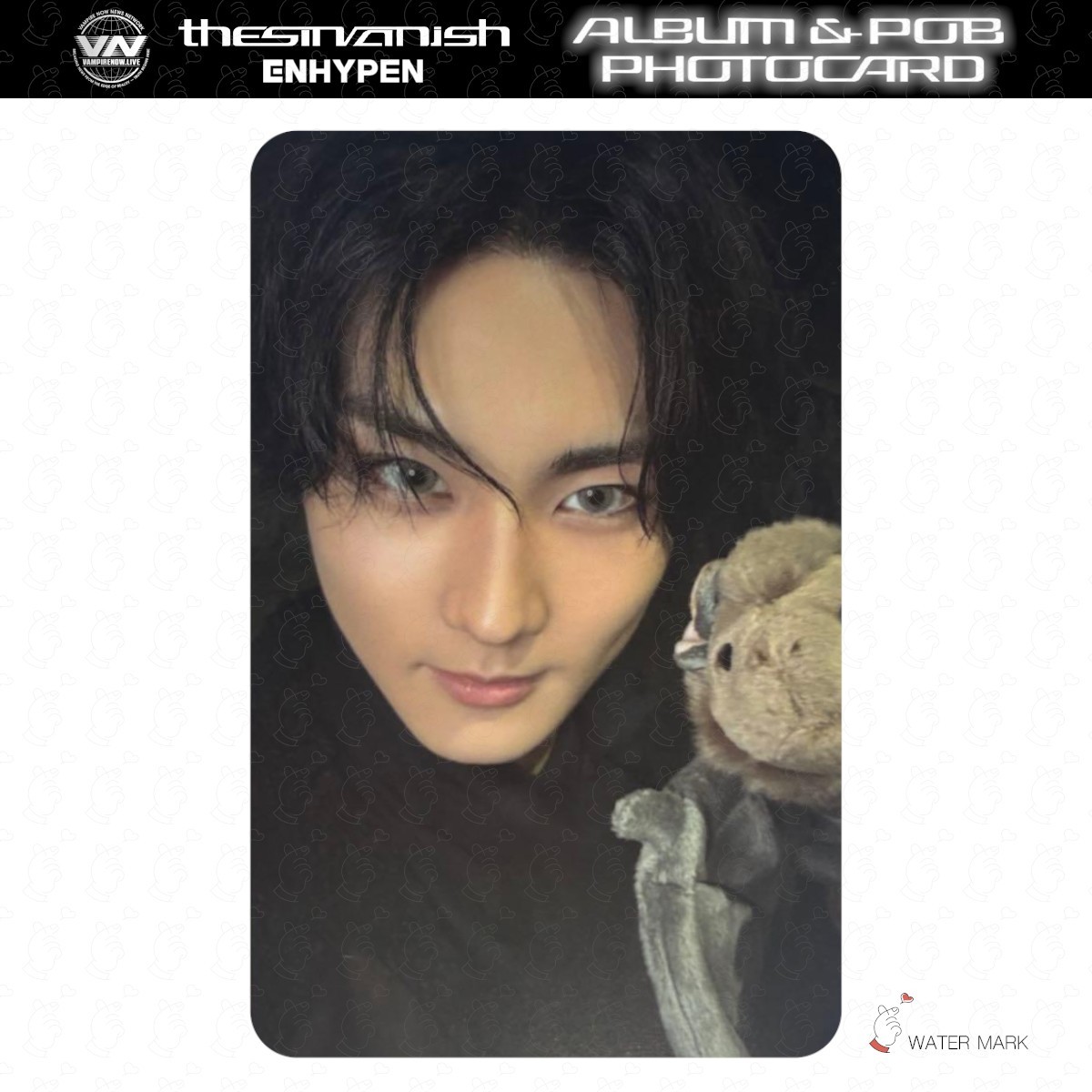 ENHYPEN THE SIN VANISH FORBIDDEN AFTERLIGHT STORM FUGITIVES Photocard POB JAPAN