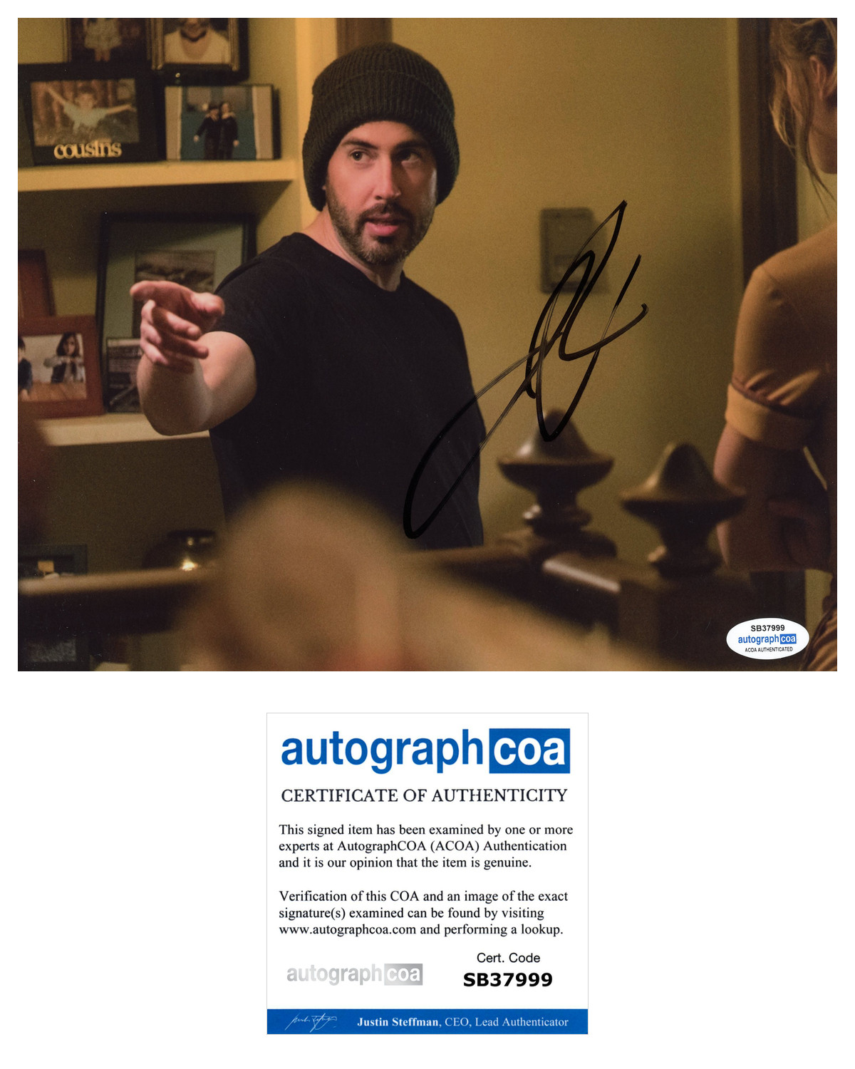 Jason Reitman signed photo 8×10 proof ACOA autographed Ghostbusters