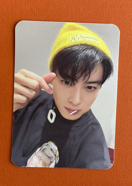 CHA EUN WOO Astro D Icon Boy Photocard D’Icon Photo Card sw/hard plastic topload