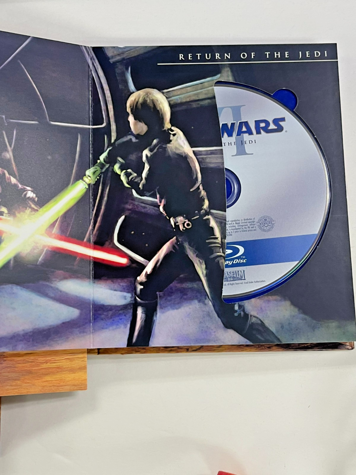 VTG 2011 Star Wars Complete Saga Blu Ray DVD Set Box Collection DS43