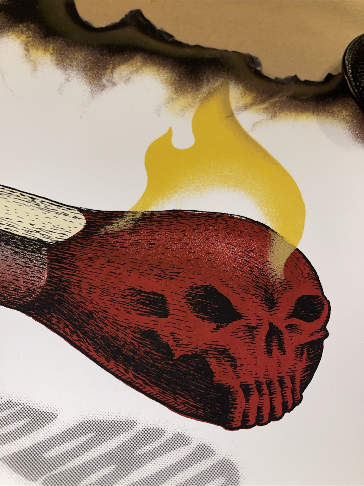 HIGH ON FIRE Concert Poster by Emek HAND BURNED EDITION The Bronx Big Business