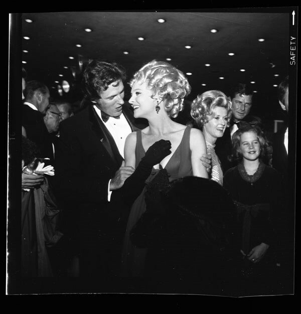 Diane McBain Candid 1960’s Hollywood Event Original 2.25 x 2.25 Camera Negative
