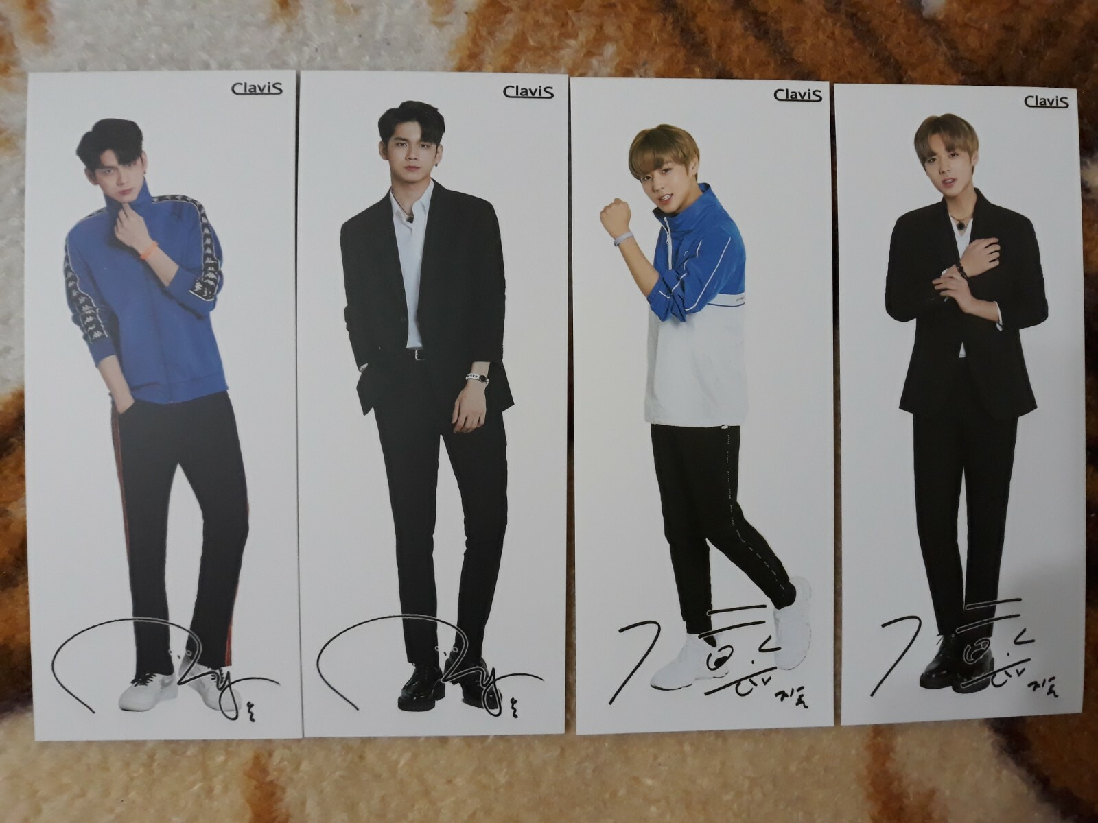 Wanna One x CLAVIS Ong Seongwu & Park Jihoon Official Promotional Photocard RARE