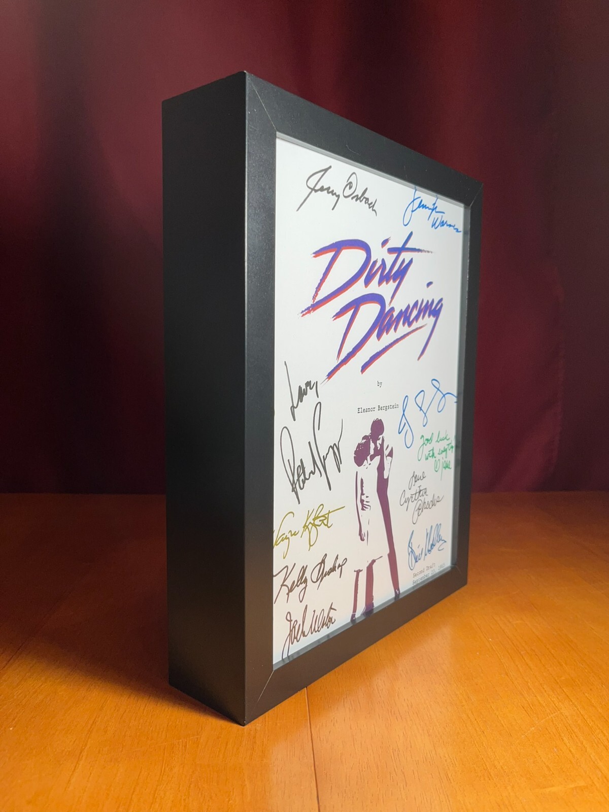 Dirty Dancing Script Signed- Autograph Reprints- 122 Pages- Patrick Swayze