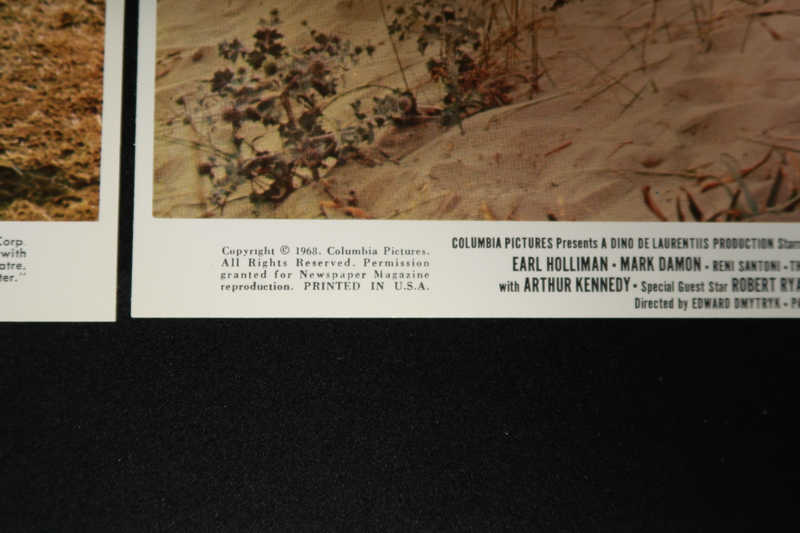 Anzio 1968 Lobby Cards Mini Stills 8 x 10 NSS 68/121 Robert Mitchum Peter Falk