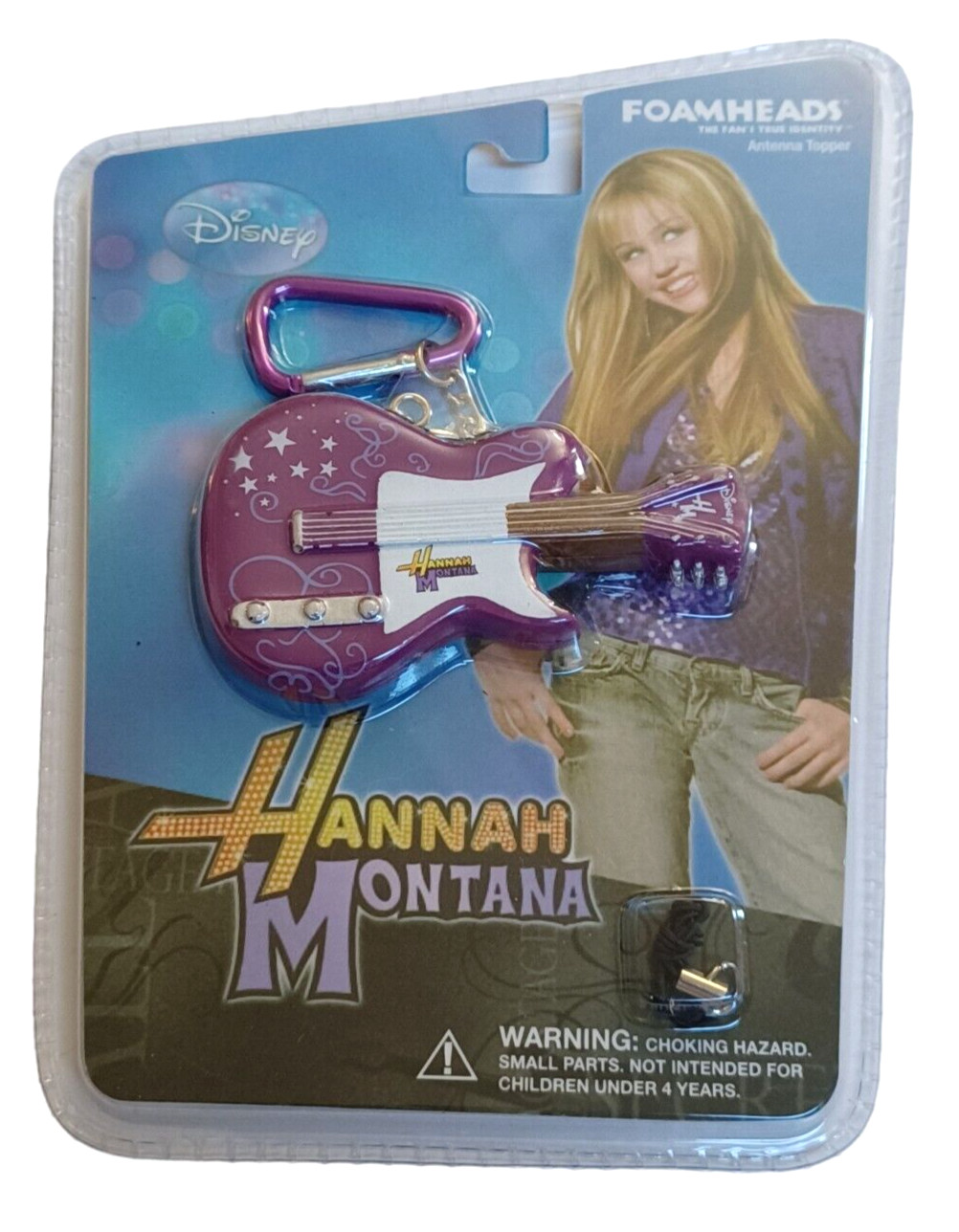 Hannah Montana Foamheads 4 in 1 Key Chain Pencil Antenna Topper Purse Charm