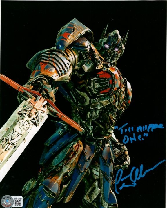 Peter Cullen signed 8×10 Transformers Optimus Prime photo BAS COA Great Content