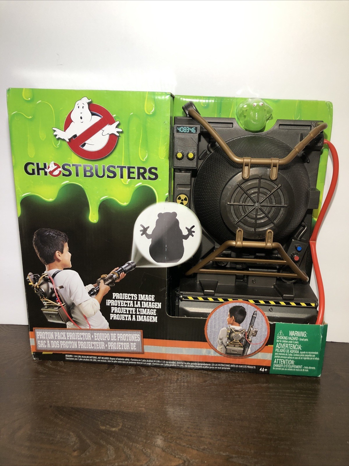 Ghostbusters Proton Pack Projector Exclusive Slimer Ecto Mini