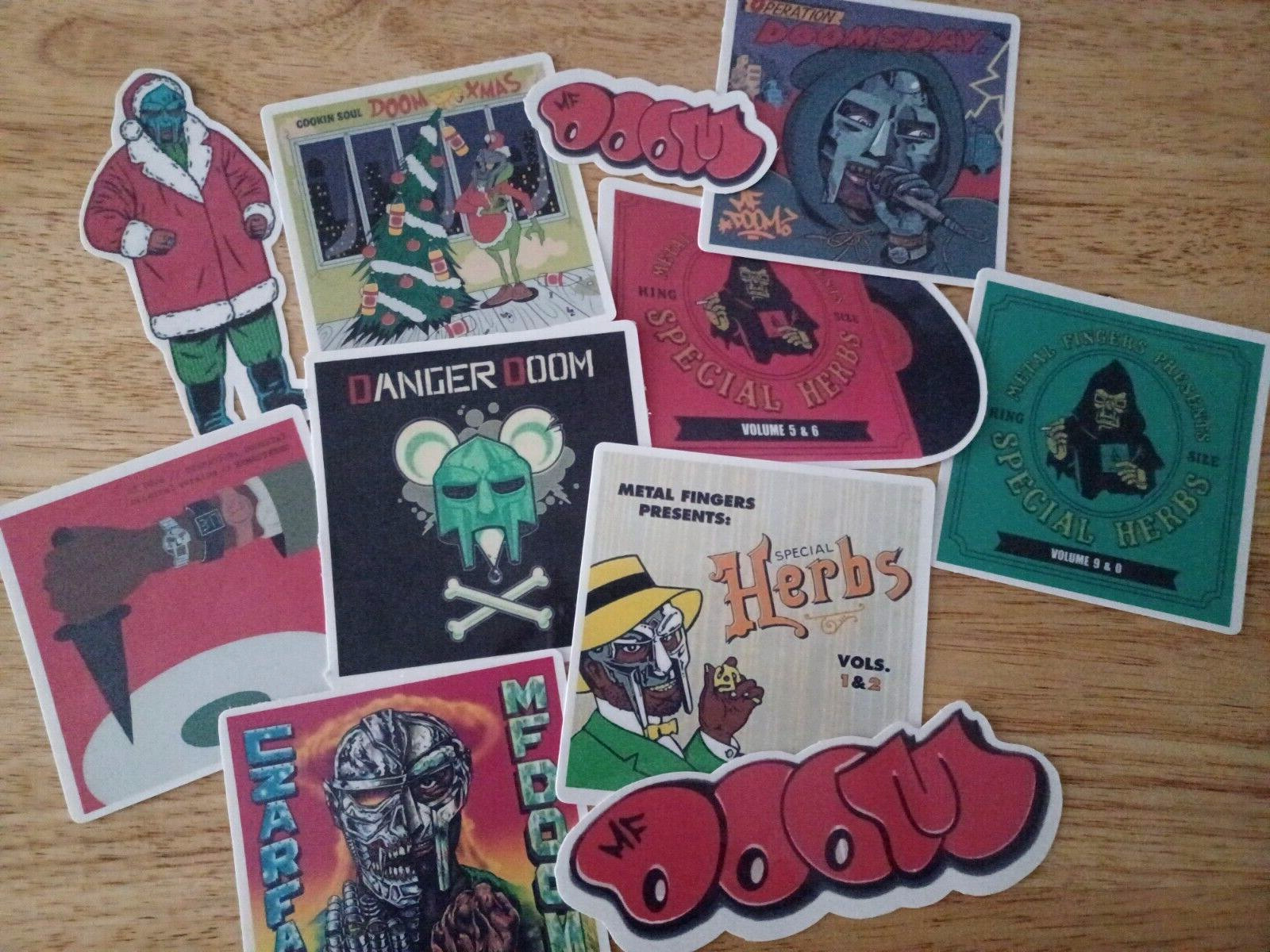 Lot of 11 MF DOOM Czarface Album Covers Decal Sticker Pack Rap Hip Hop Music