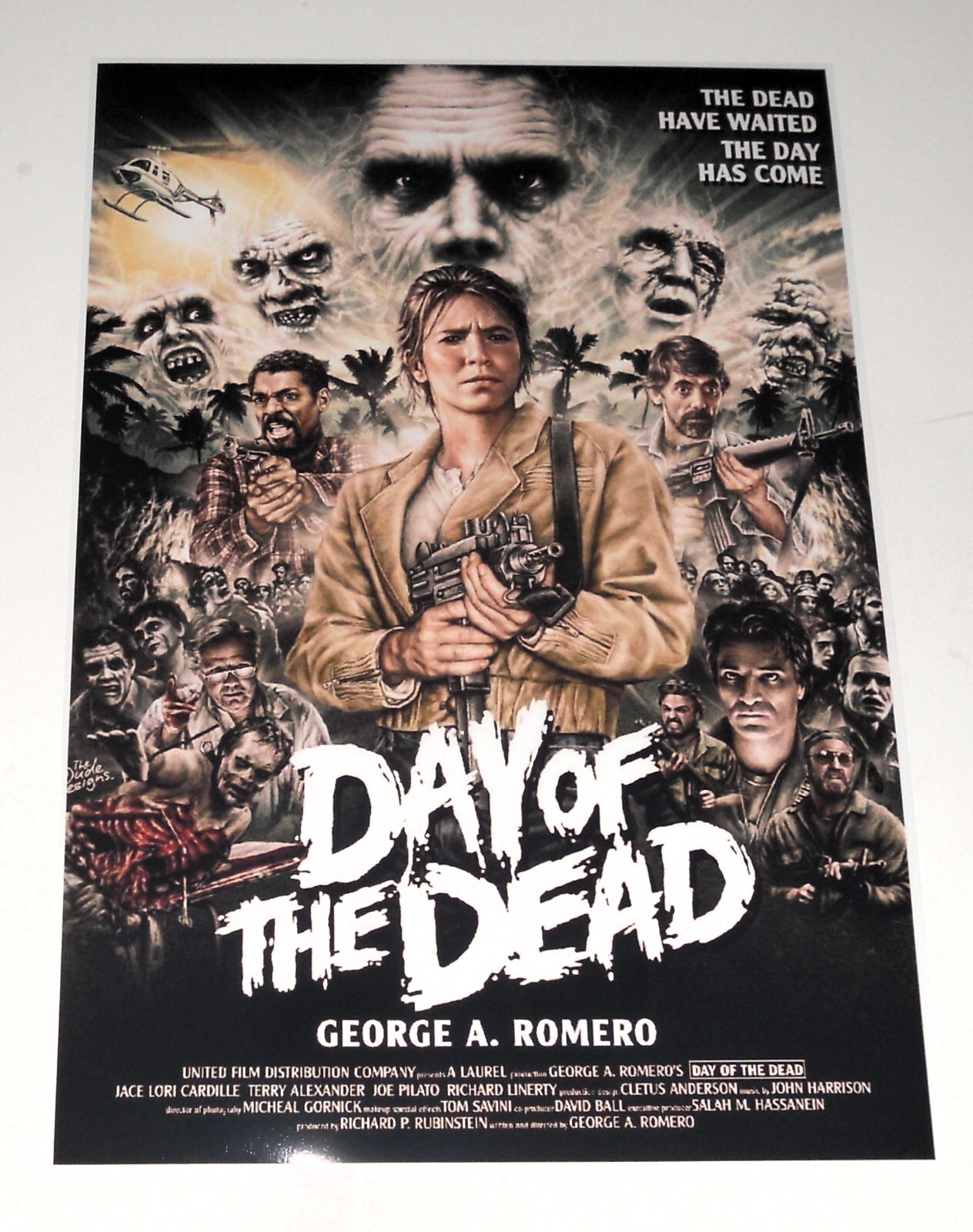 Day of the Dead 1985 Zombie Film Cult Horror Alt Poster 19″x13″ George A Romero