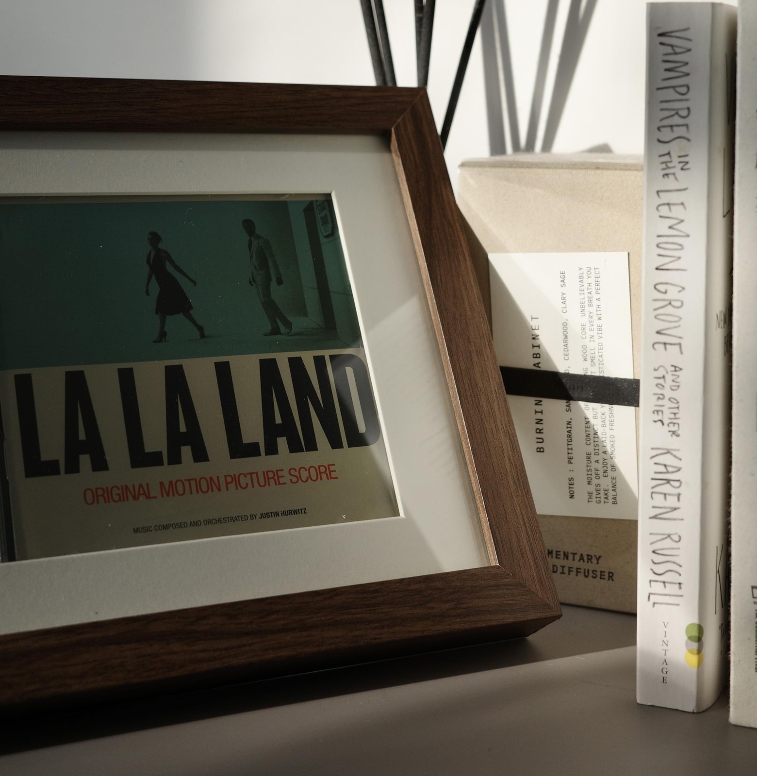 CD Display Frame with Real Glass, Signed Music Disc Wooden Case for Tabletop&…