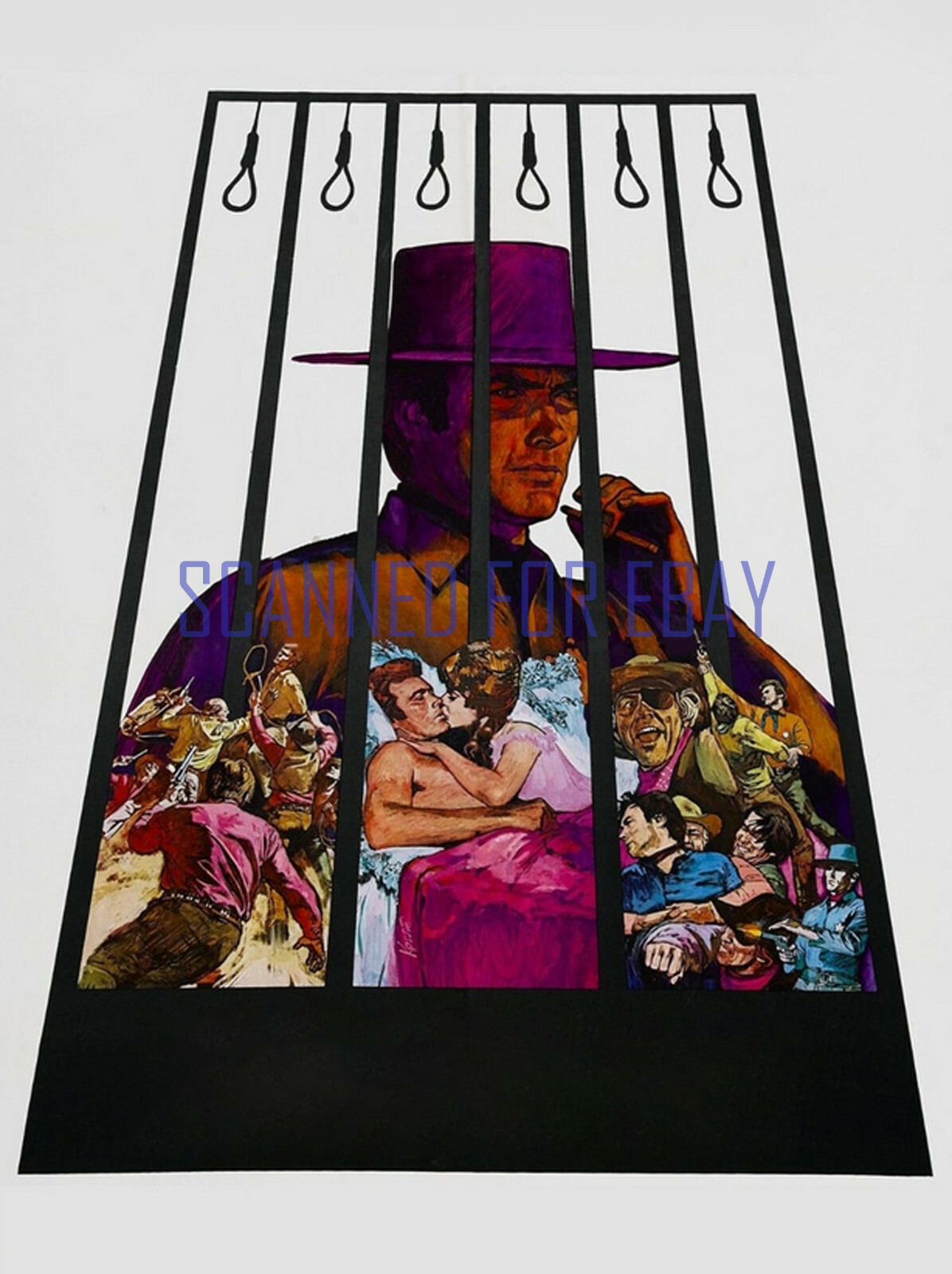 CLINT EASTWOOD HANG ‘EM HIGH DYNAMIC POSTER ARTWORK PHOTO