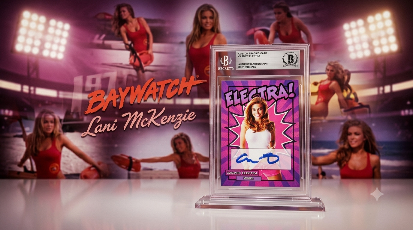 Carmen Electra Signed AUTO Trading Card Baywatch Singled Out Beckett BAS COA