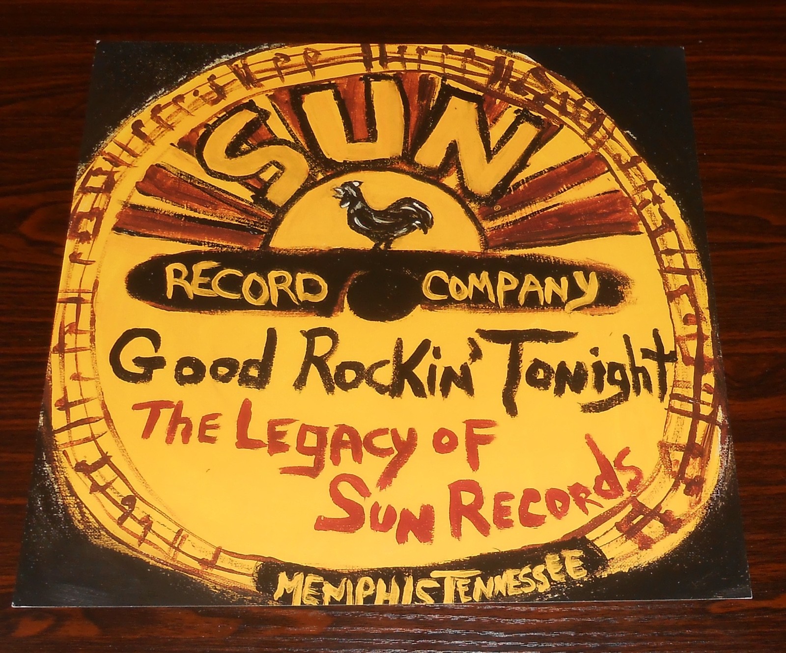 Sun Record Company Poster Flat Good Rockin’ Tonight2-Sided 1991 Promo 12×12 RARE