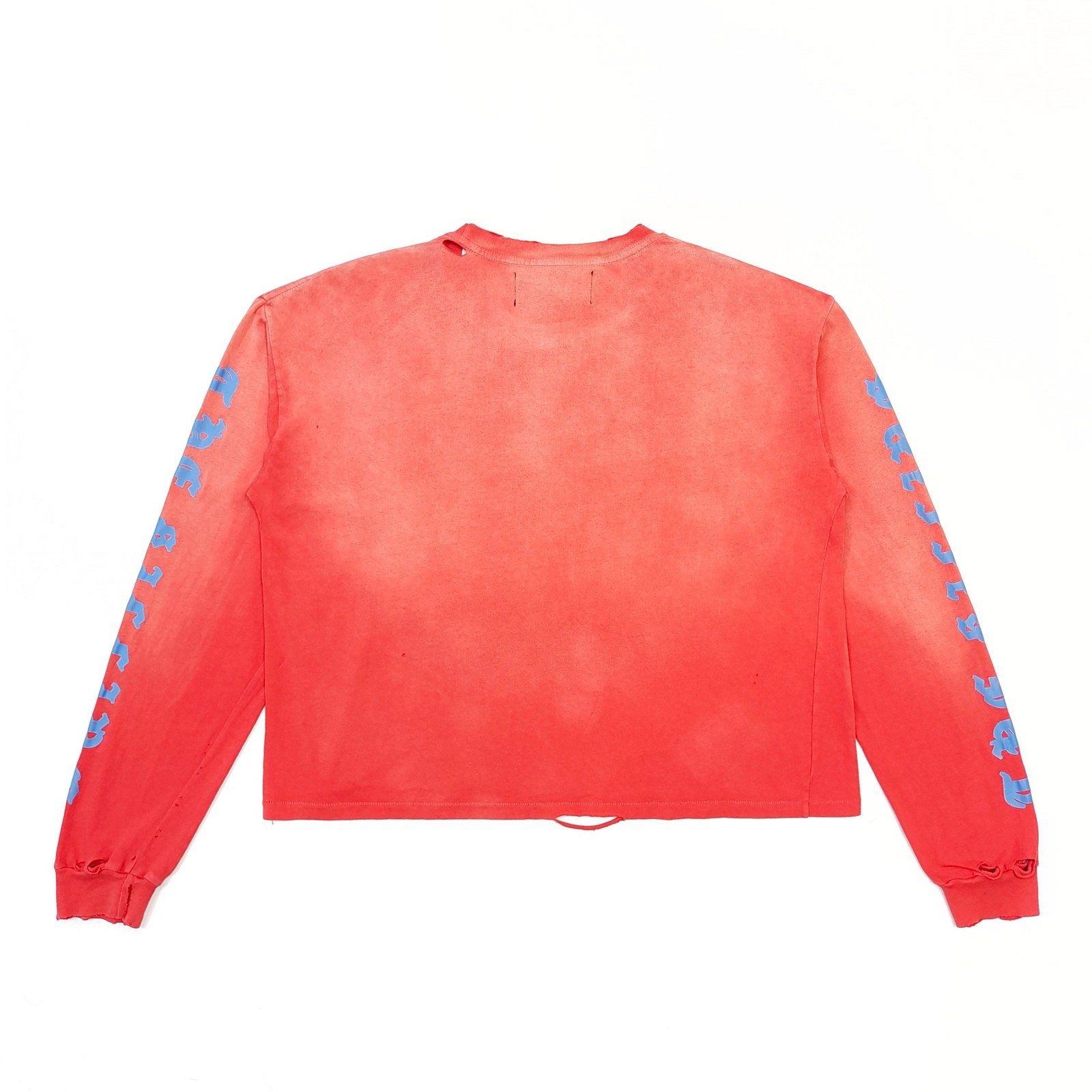 GOTOFREE AMERICAN HIGH STREET GRAPHIC TEE RED UNISEX LONG SLEEVE T SHIRT TOP